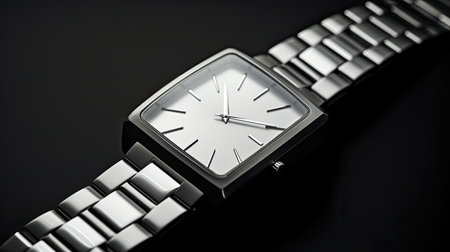 band silver rectangleの素材