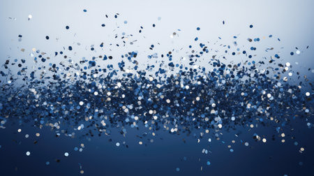 captivating dark blue confettiの素材