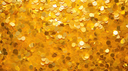 detail yellow confetti backgroundの素材