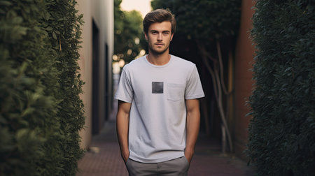 comfortable heather grey t-shirtの素材