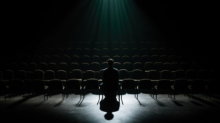 somber dark theaterの素材