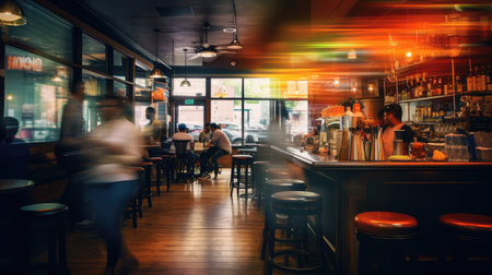 photo blurred interior view for photosの素材