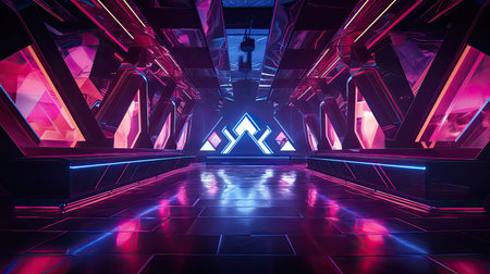 futuristic club lightingの素材