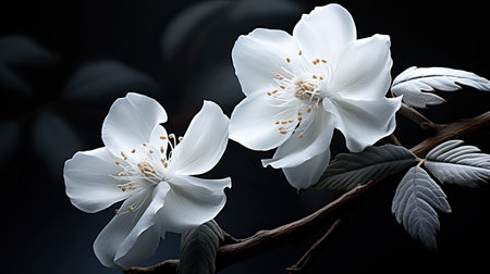 foliage white and greyの素材