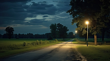 glow road lightsの素材