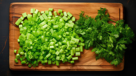 vibrant top celery freshの素材