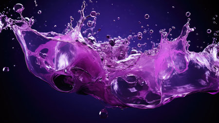 time purple splashesの素材