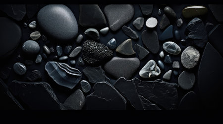 metallic dark stone backgroundsの素材