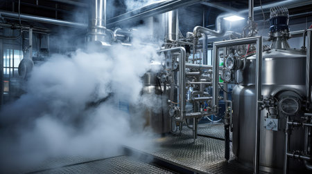 bacteria yogurt milk productionの素材