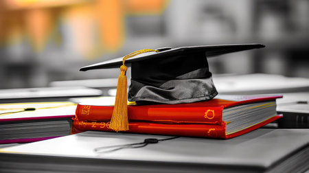 books graduation cap silverの素材