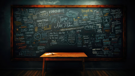 background light chalkboardの素材