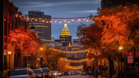 vibrant fall lightsの素材