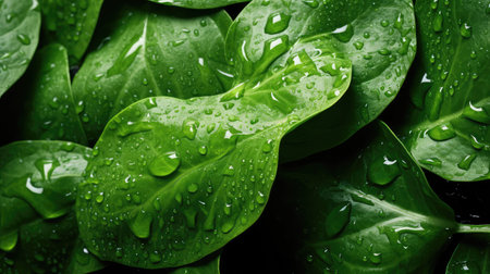 fresh plant spinach greenの素材