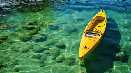 crystal yellow kayakの素材