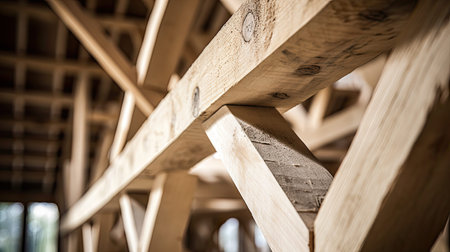 barn incomplete timber frameの素材