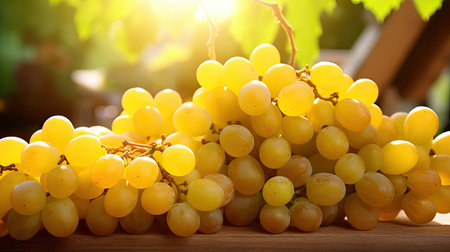 vibrant yellow grape backgroundの素材