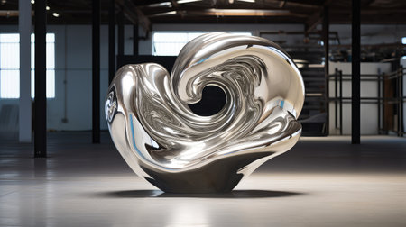 contemporary reflective silverの素材