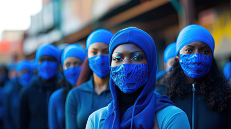 unity mask blueの素材