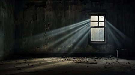 dilapidated dark roomの素材