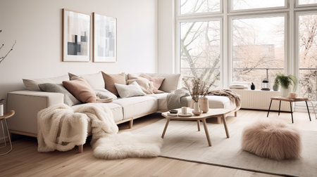 minimalistic trendy interiorの素材