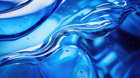 electric liquid background blueの素材