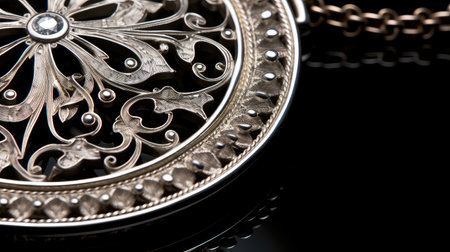 delicate silver boarderの素材