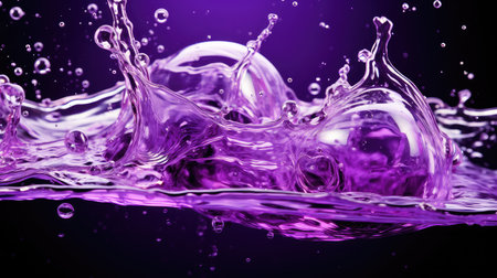 splash purple splashesの素材