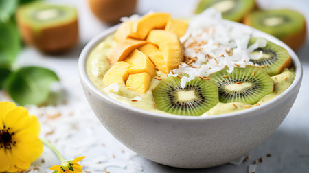 bowl smoothie yellowの素材