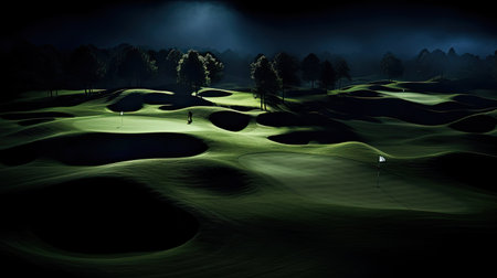 night golf darkの素材