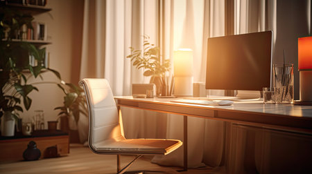 sophisticated blurred elegant home interiorの素材