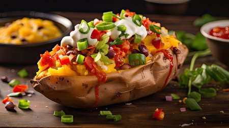 greek baked sweet potatoの素材