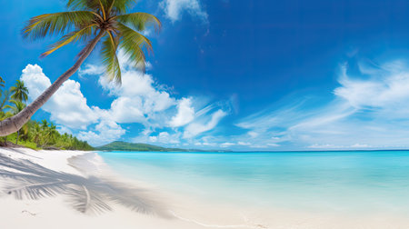 ocean holiday background blueの素材