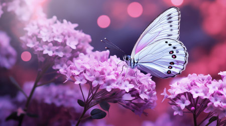 butterfly purple colorの素材