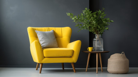 living pantone yellowの素材