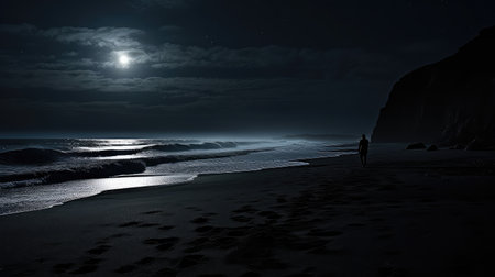 sand dark sceneryの素材