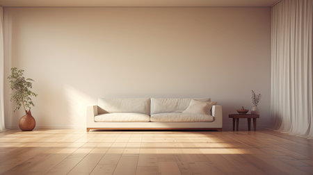 soft blurred empty interior roomの素材