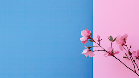 vibrant pink background blue backgroundの素材