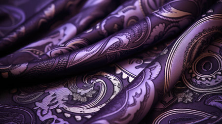 design purple paisleyの素材