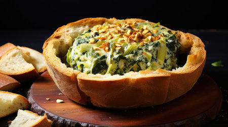 yeast spinach and artichoke dipの素材