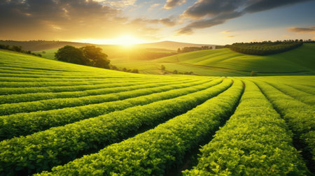 glow green crop farmの素材