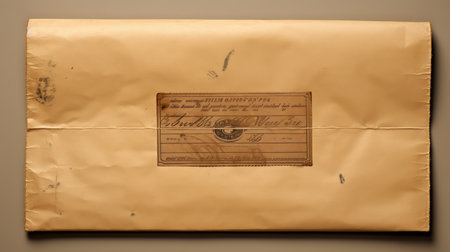 address brown kraft envelopeの素材