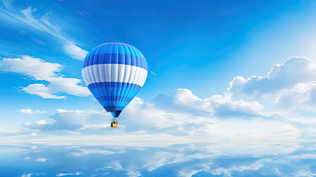 balloon sky cloud blueの素材