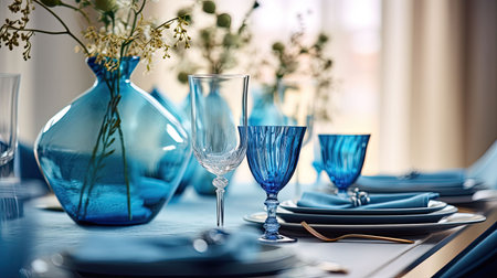 chairs blurred interior design blueの素材