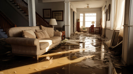 water interior flood damageの素材