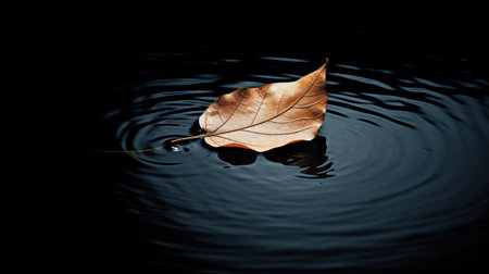 submerged leaf darkの素材