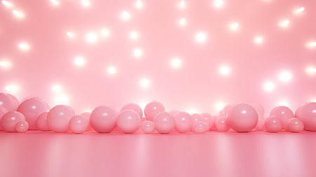 glowing pink background lightの素材