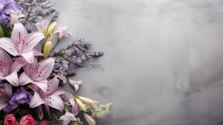 up gray heather borderの素材