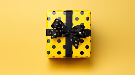 playful package yellow backgroundの素材