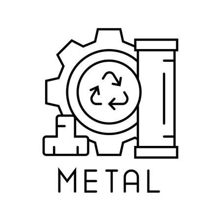 paper recycling waste sorting line icon vector illustrationのイラスト素材