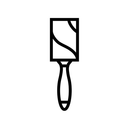 lint roller clothes care line icon vector illustrationのイラスト素材